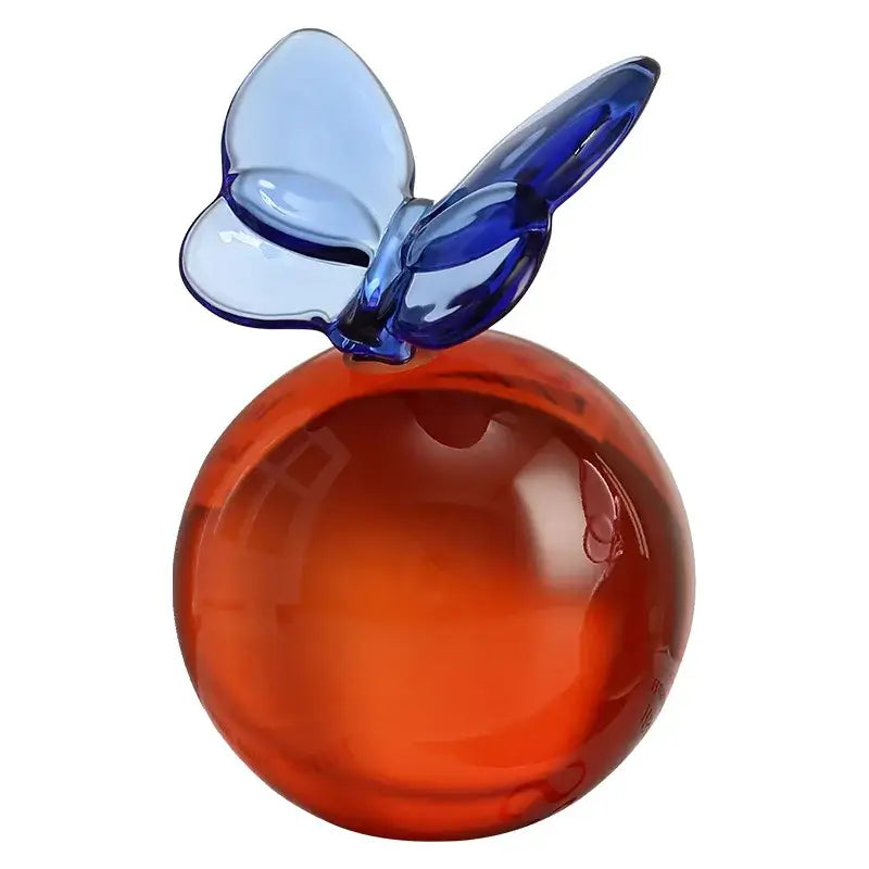 Geometric butterfly blue & pink crystal ball living room decor