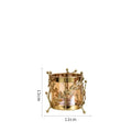 Gilded tree branch gold glass vase for living room flower arrangement