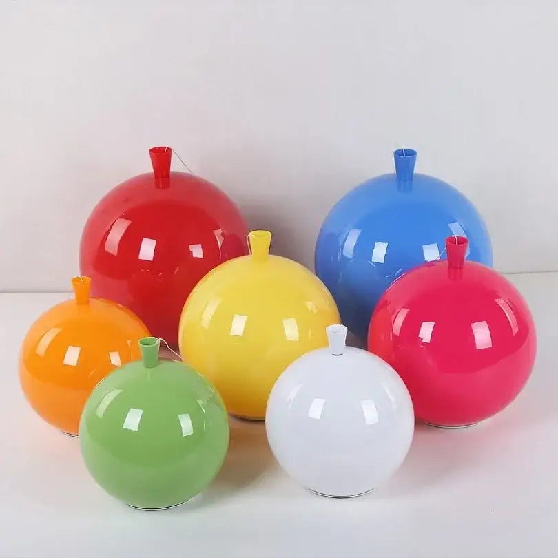 Glossy colorful balloon ceiling lamp for kids bedroom
