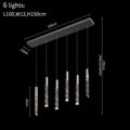 Gold and crystal led chandelier staircase living room light