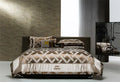 Gold & cream egyptian cotton bedding set bedroom jacquard brocade