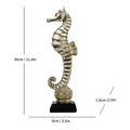 Gold mermaid statue resin sculpture living room dolphin ornament