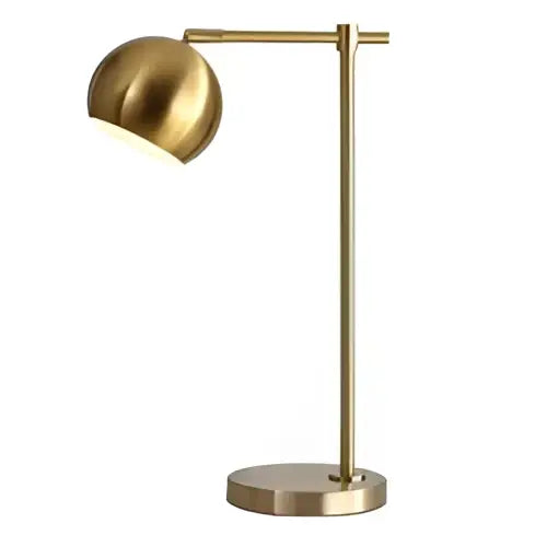Gold vintage industrial desk lamp bedroom spherical led light