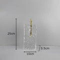 Golden thinker ice crystal sculpture living room gold abstract decor