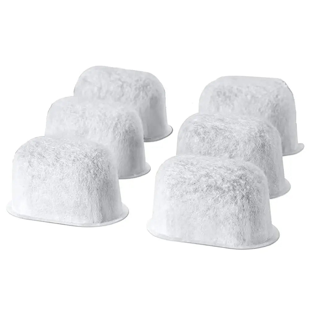 Gray charcoal espresso machine water filter 6 pack kitchen accessory