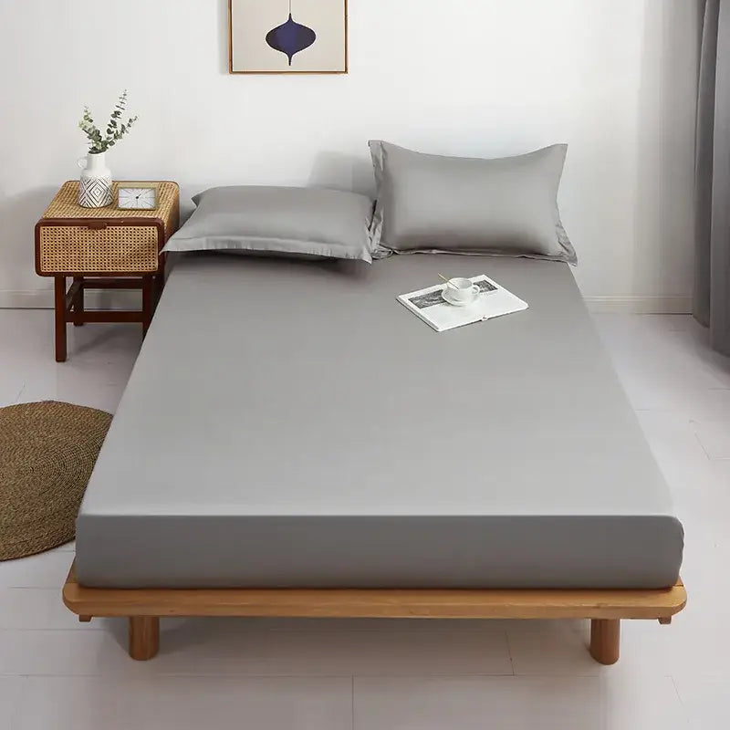Gray decorbites cotton fitted sheet set bedroom bedding