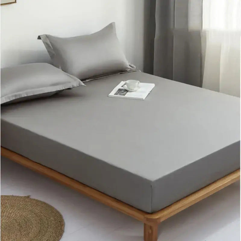 Gray decorbites cotton fitted sheet set bedroom bedding