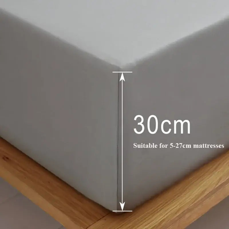 Gray decorbites cotton fitted sheet set bedroom bedding