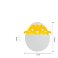 Green and white dino egg led wall lamp bedroom night light