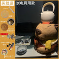 Handmade capybara carbon oven surrounding stove kitchen tea warmer