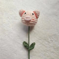 Handmade sunflower bouquet crochet bunny ornaments bedroom decor