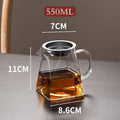 Heat resistant glass fair cup kung fu tea set dining room dispenser