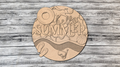 Hello Summer Pool Door Hanger DIY Unfinished Kit