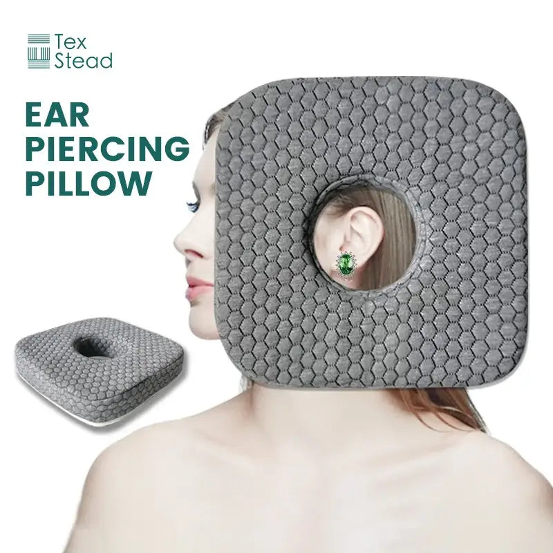 Hexagonal gray ear guard pillow bedroom side sleeper support
