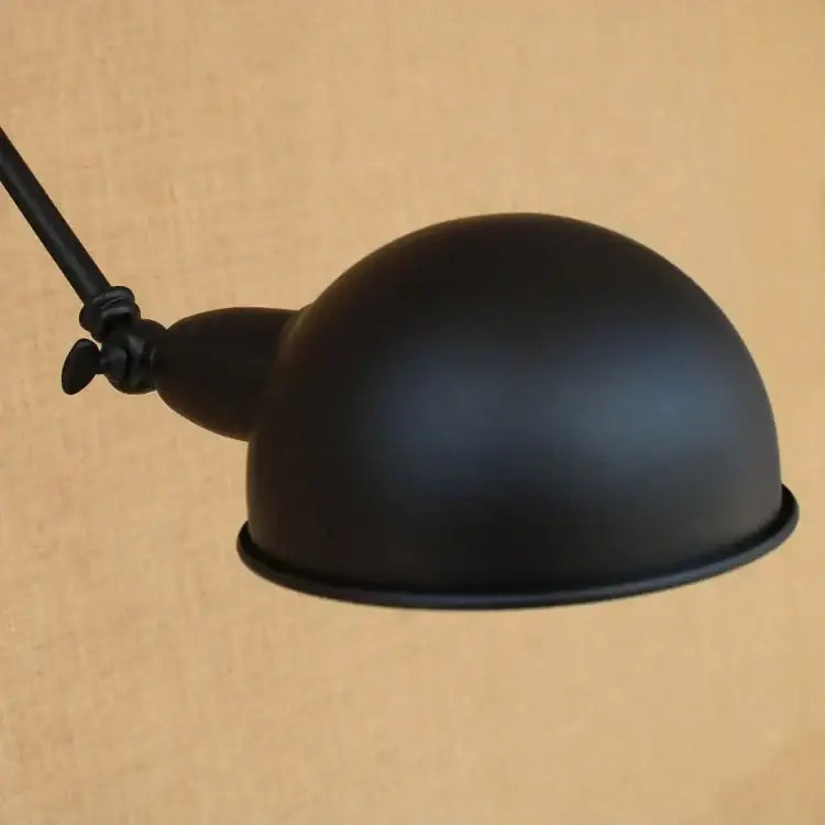 Industrial black edison retro wall lamp bedroom articulated sconce