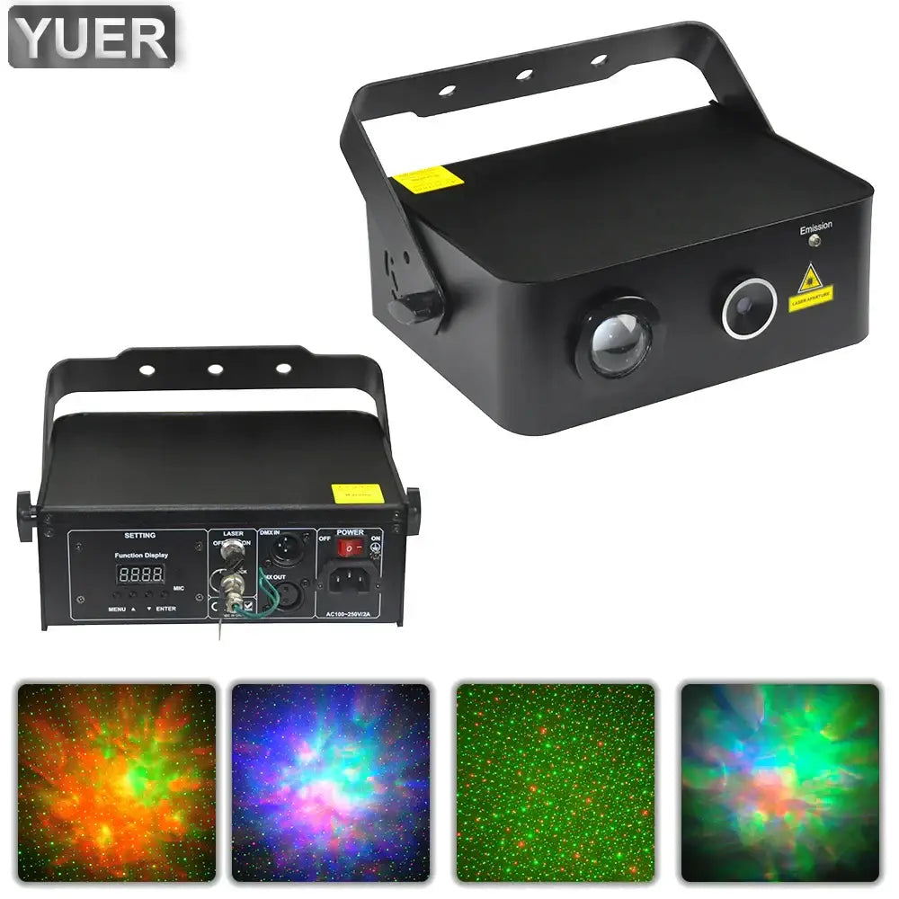 Industrial black led disco stage projector living room party light