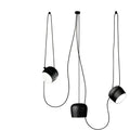 Industrial black matte spider pendant lamp dining room light