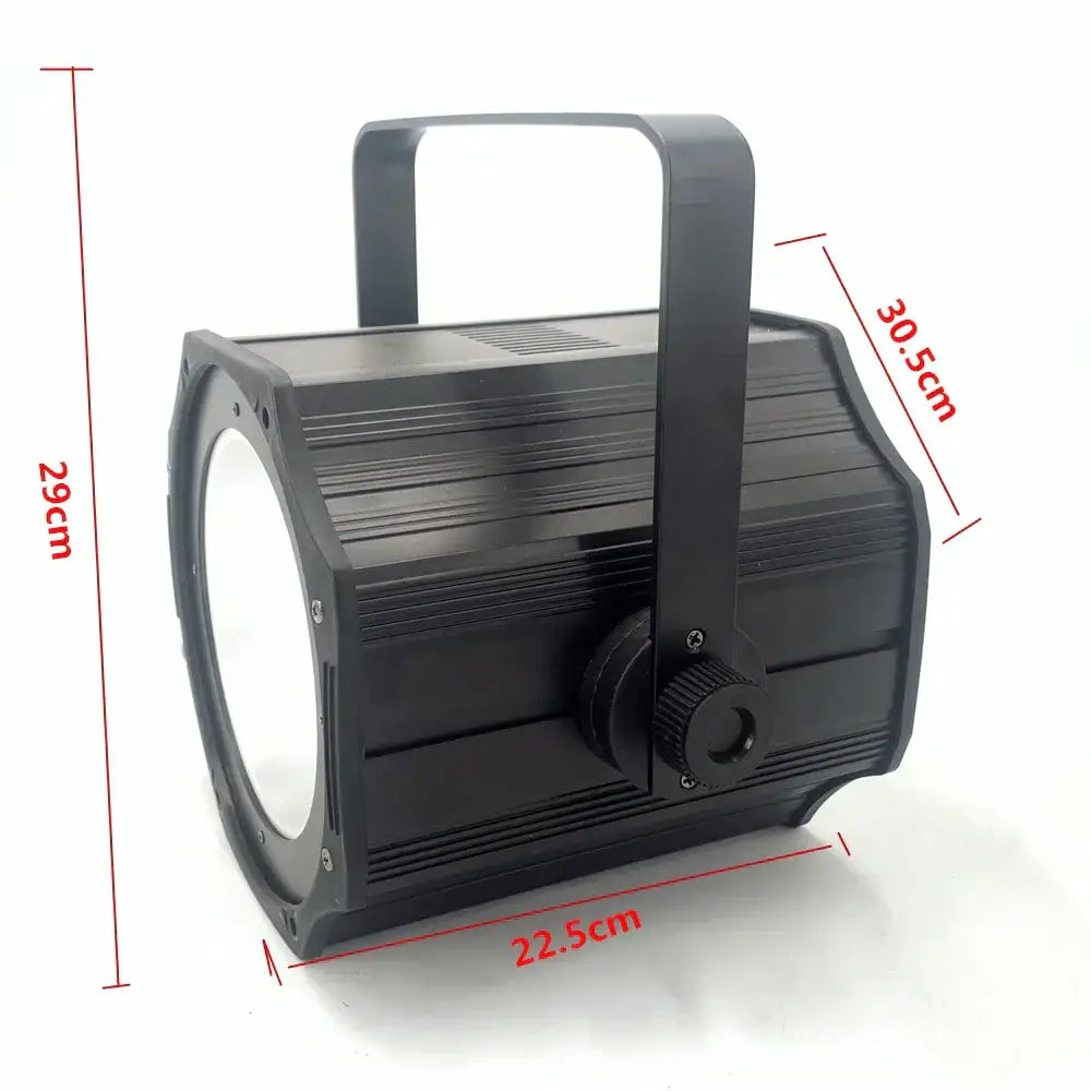 Industrial black metal stage lighting with barn doors stage effect