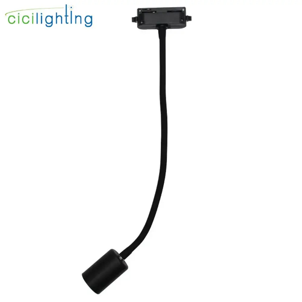 Industrial black & white gooseneck ceiling light kitchen spot lamp