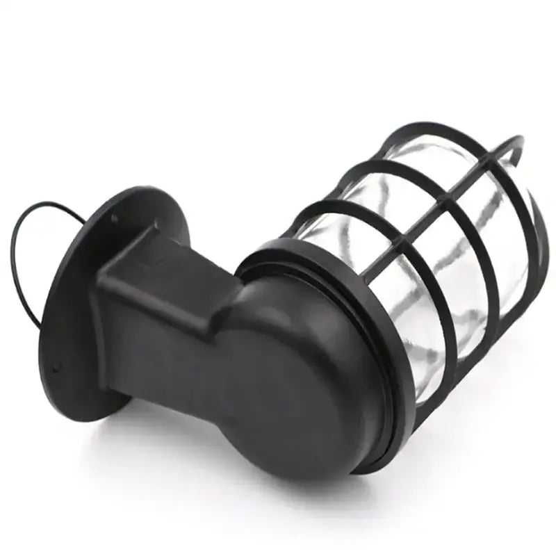 Industrial bronze iron cage guard wall sconce bedroom lantern light