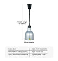 Industrial copper electric food heat lamp kitchen pendant light