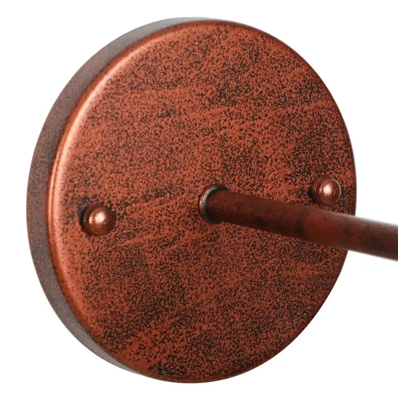 Industrial copper glass globe led bedside lamp bedroom sconce