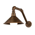 Industrial iron rust water pipe wall lights – living room sconce