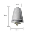 Industrial retro silver wall lamp bedroom articulated sconce