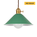 Industrial vintage black & brass pendant light dining room edison bulb