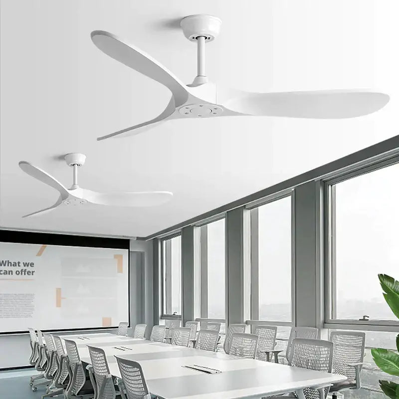 Industrial vintage ceiling fan black & dark brown – living room