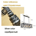 Industrial vintage loft black metal pendant lamp dining room