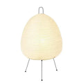 Japanese style rice paper table lamp for bedroom minimalist egg light