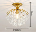 Luxury gold & black crystal pendant light dining room chandelier