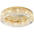 Luxury gold crystal ceiling chandelier dining room pendant light