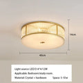 Luxury gold crystal led ceiling lamp for living room bedroom