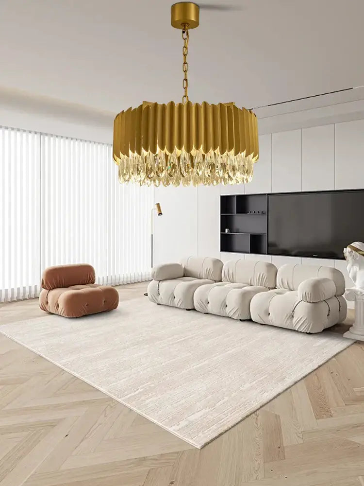 Luxury gold crystal water droplet pendant lights dining room fixture