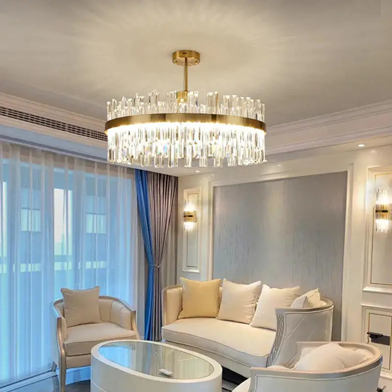Luxury gold decorbites crystal chandeliers for dining room