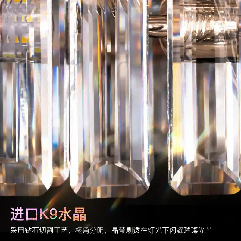 Luxury gold decorbites crystal ring chandelier for dining room