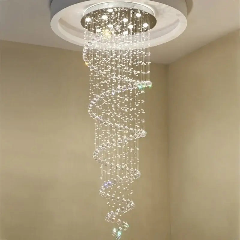 Luxury gold decorbites k9 crystal chandelier living room light