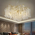 Luxury gold money tree crystal chandelier for living room
