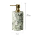 Luxury white and gold marble bathroom set emerald marble accents