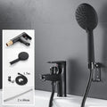 Matte black brass basin faucet with pull out spray – bathroom tap