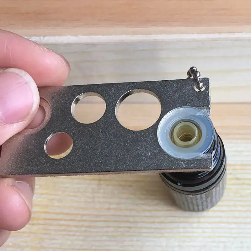 Metallic multi color essential oils opener tool for kitchen storage