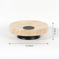 Minimalist beige travertine marble tray dining room serving stand