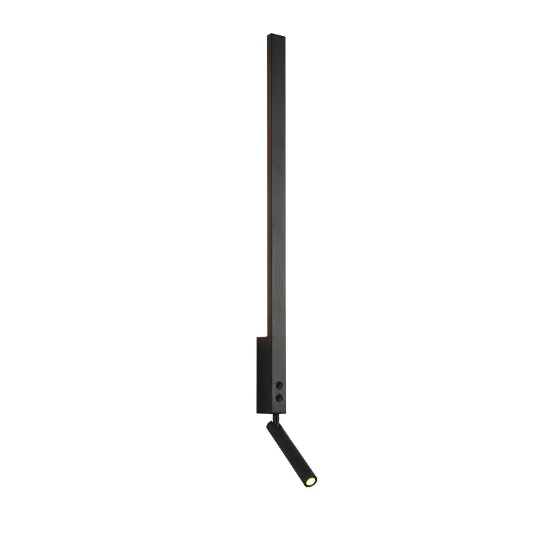 Minimalist black adjustable angle wall lamp bedroom reading sconce