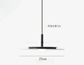 Minimalist black flying saucer led chandelier kitchen pendant light