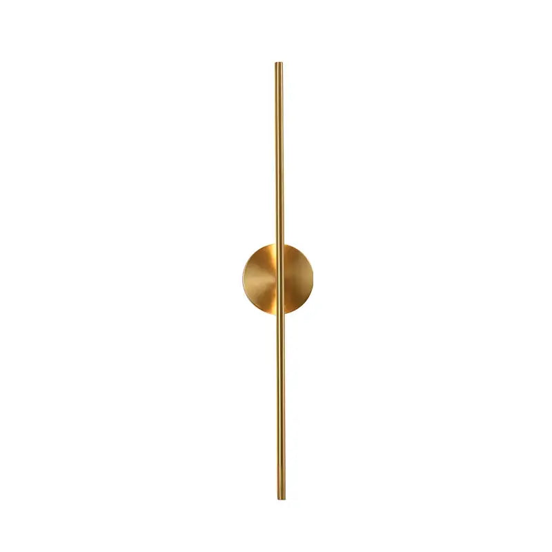 Minimalist black & gold copper wall sconce lamps for bathroom