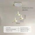 Minimalist cream white ceramic pendant light for dining room