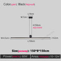 Minimalist decorbites black chandelier dining room pendant light