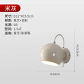 Minimalist decorbites cream wind led wall lamp for bedroom